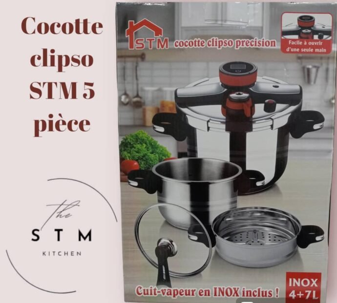 كوكوط منيت كليبسو 2في1 STM (7+4لتر)  COCOTTE MINUTE CLIPSO 2en1 STM – Image 2