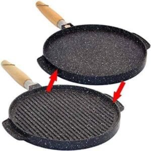 طاجين مميز 2 في 1 متعدد الاستعمال مانع للالتصاق