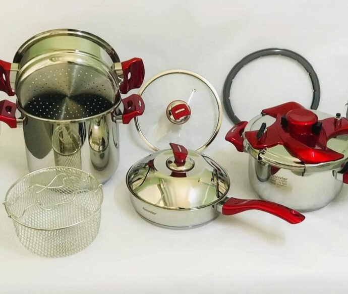 Cocotte Hascevher 10 pcs 5L + 7L inox 18/10 – Image 5